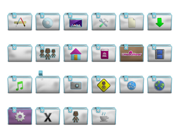 可爱的卡通手工钱包风格图标png