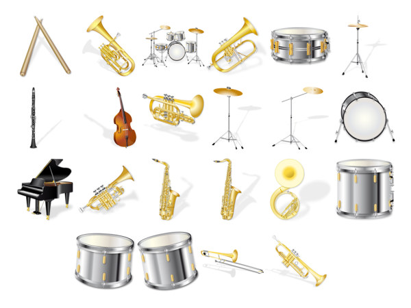 爵士乐器电脑图标透明png