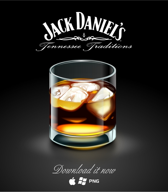 一杯Jack&nbsp;Daniel&nbsp;图标