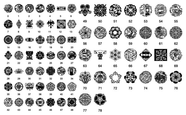 中国传统图案矢量素材大全3