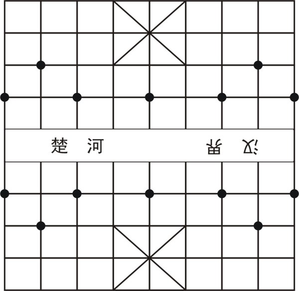 中国象棋简易棋谱矢量素材