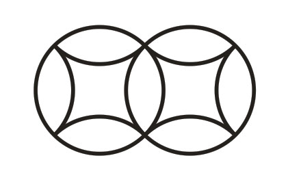 超标准的清钱形状矢量素材