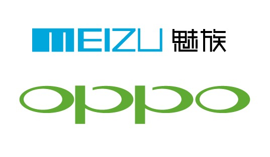OPPO与魅族的矢量LOGO