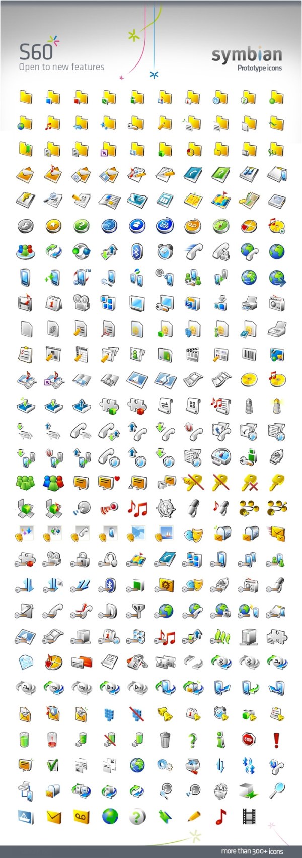 S60 Prototype 矢量图标素材