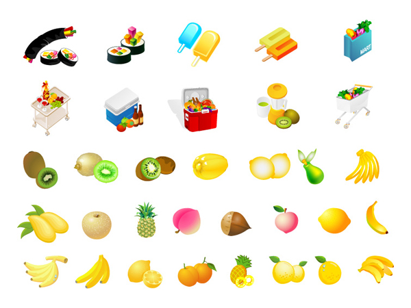 水果饮食矢量素材