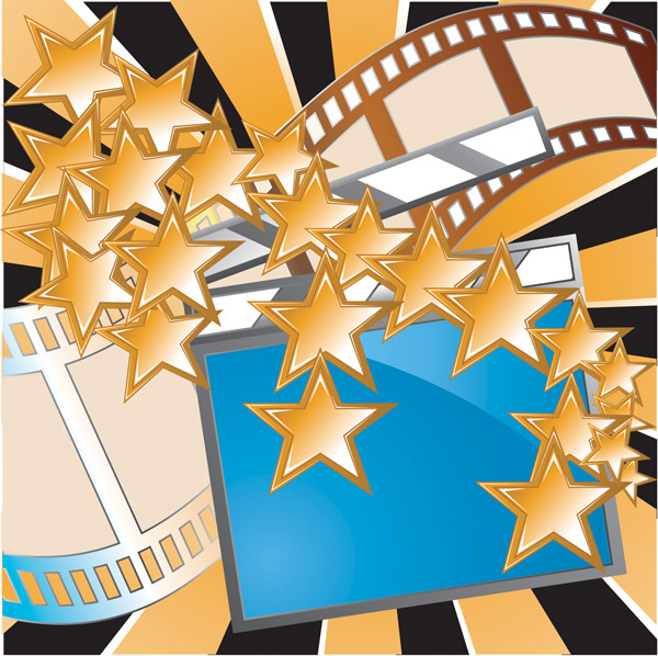 电影主题矢量素材