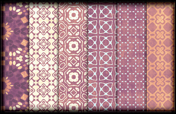 一套高清素雅PS填充图案