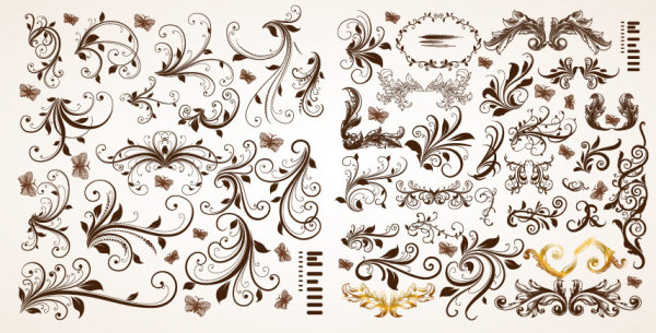 花纹蛾子矢量素材