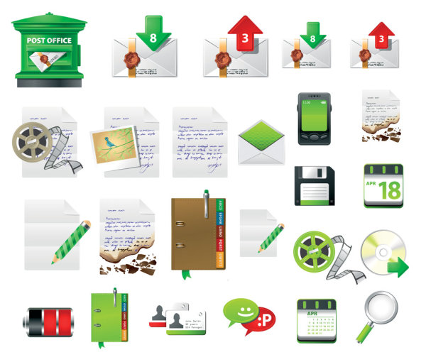 手机图标矢量素材