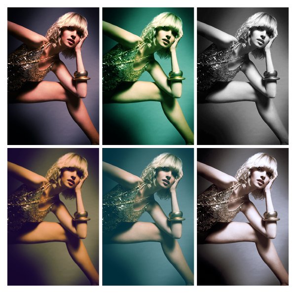 漂亮的人像调色PS动作（之一）