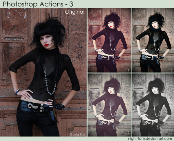 漂亮的人像调色PS动作（之九） 