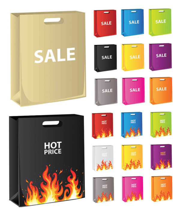 精致的手提袋 矢量素材