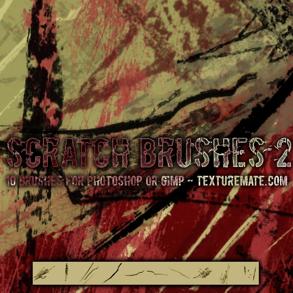 高清晰擦痕、划痕PS笔刷