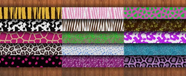 Photoshop平铺素材之动物纹