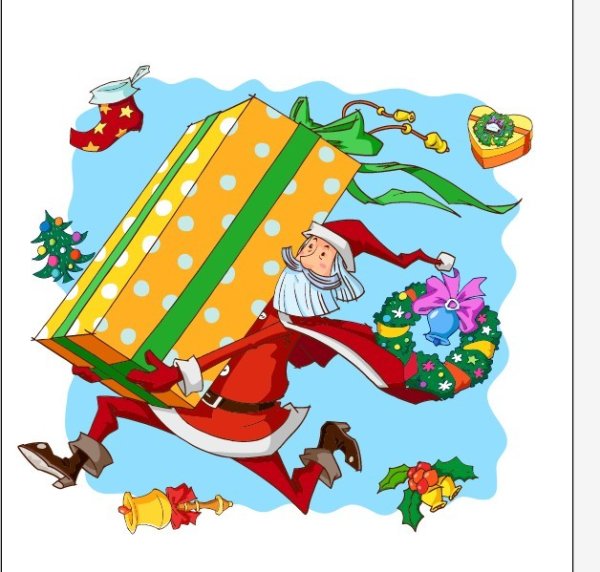 圣诞老人矢量素材1