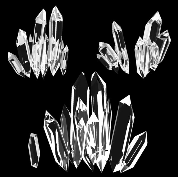 水晶冰块PS笔刷样式