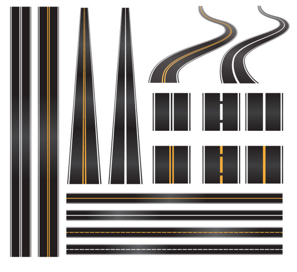 逼真的高速路05&mdash;&mdash;矢量素材