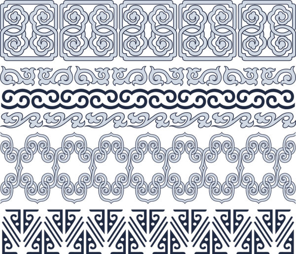 经典传统花纹花边05&mdash;&mdash;矢量素材