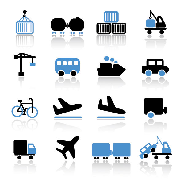 交通工具图标03&mdash;&mdash;矢量素材