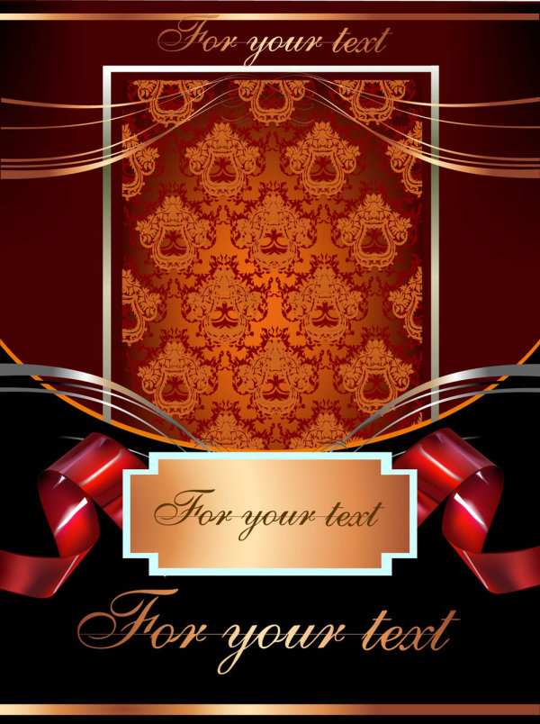 华丽的欧式花纹边框05&mdash;&mdash;矢量素材