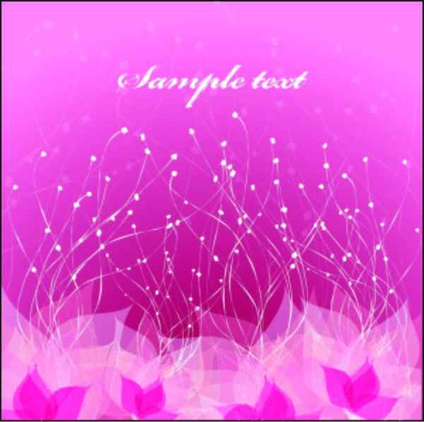 花卉图案02&mdash;&mdash;矢量素材