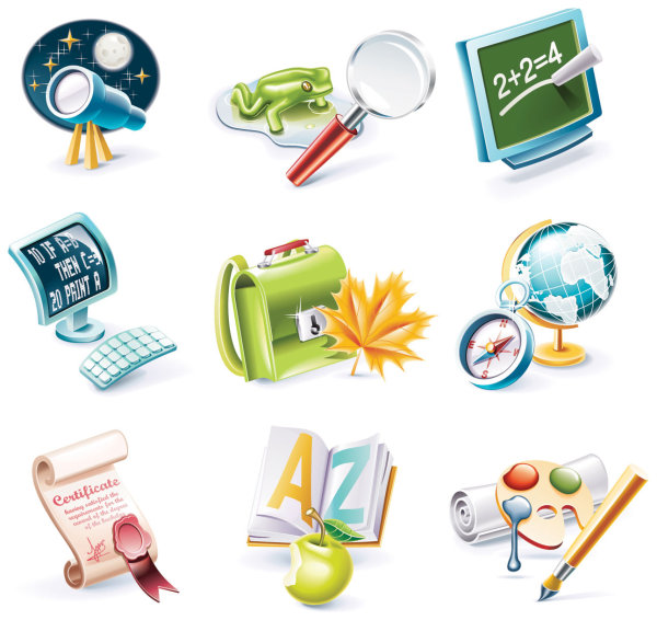 教学用具02&mdash;&mdash;矢量素材