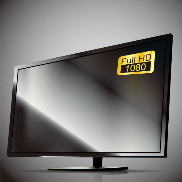 电视和显示器03——矢量素材