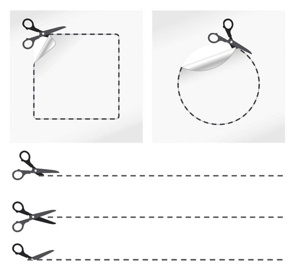 Cutting vector material -3