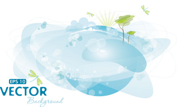 光晕气泡&mdash;&mdash;矢量素材