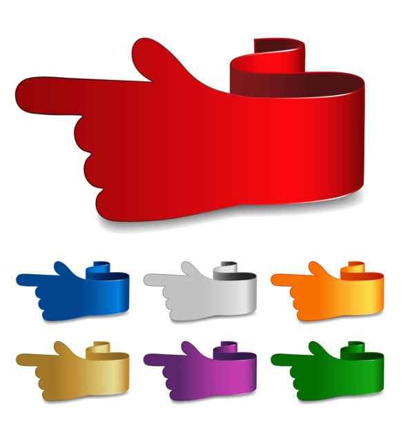 创意的指示牌01——矢量素材