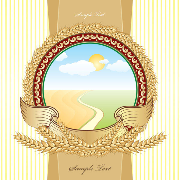 啤酒标牌矢量素材-2