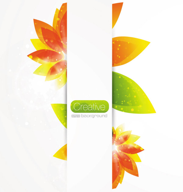 绚丽的花纹花瓣01&mdash;&mdash;矢量素材