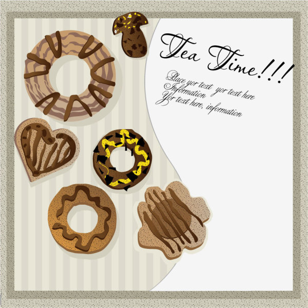 下午茶卡片03&mdash;&mdash;矢量素材