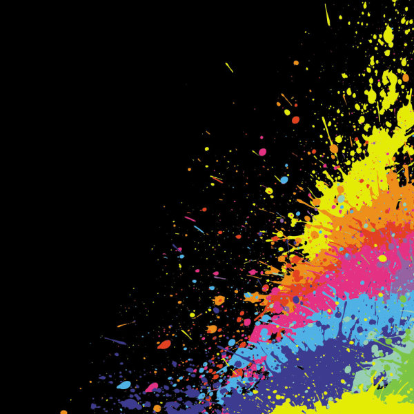 油漆溅特效04&mdash;&mdash;矢量素材