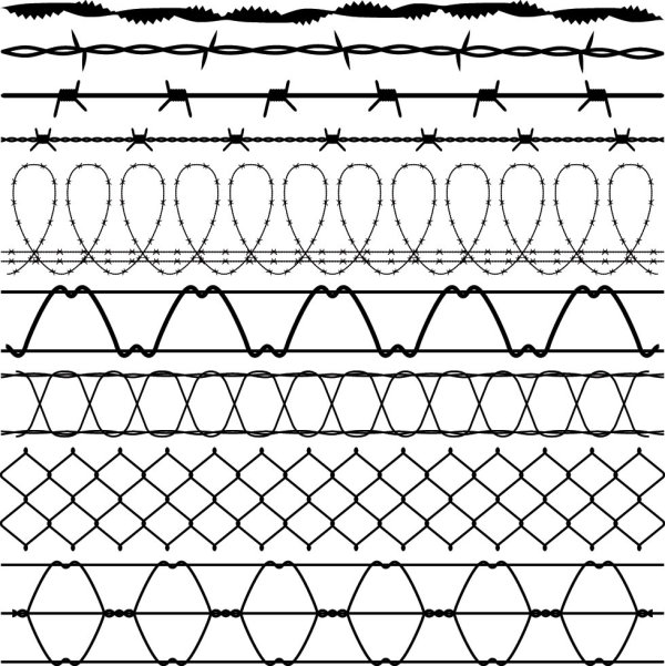 钢丝网素材——矢量素材