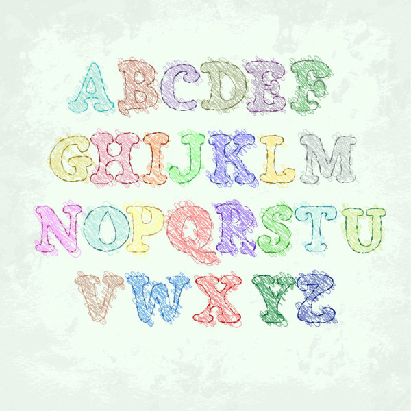 字母设计04&mdash;&mdash;矢量素材