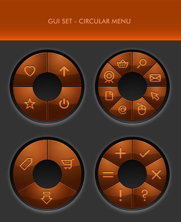 Delicate button icon 05 - vector material