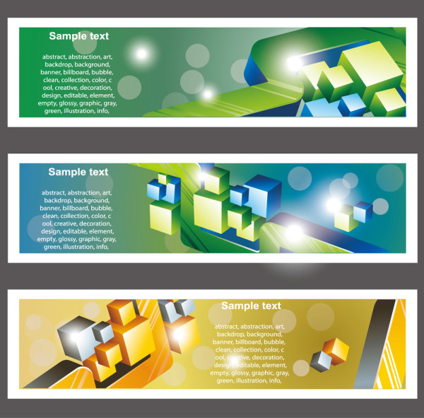 Trend bookmark card 01 - vector material