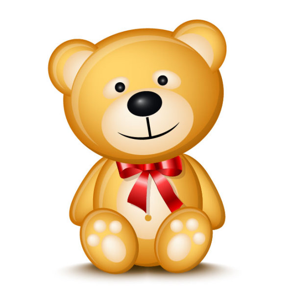 Teddy Bear 01 - vector material