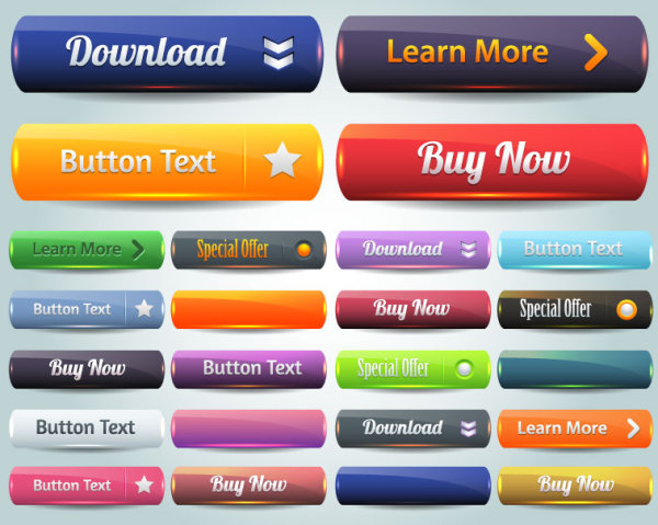 Website button 04 - vector material
