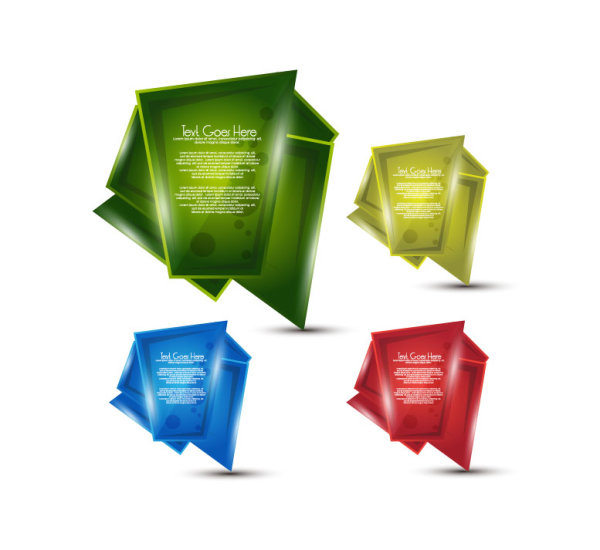 Simple wrap angle design 04 - vector material