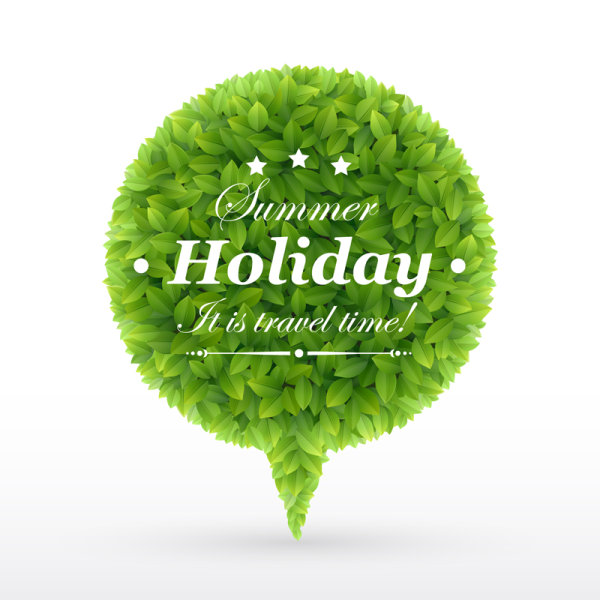 Creative green box 02 - vector material