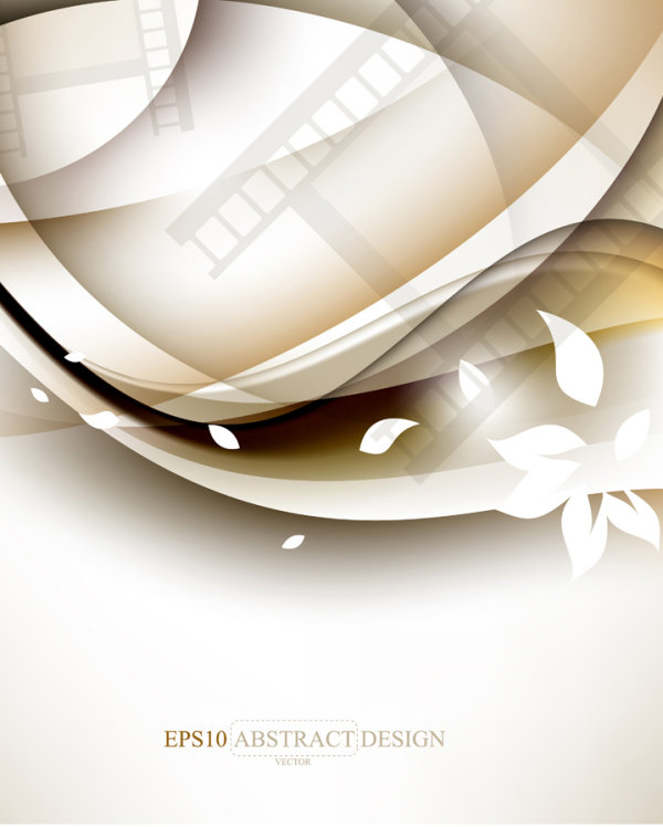 Simple and elegant pattern background vector material film