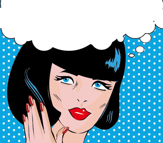 European illustrator template 07 - vector material