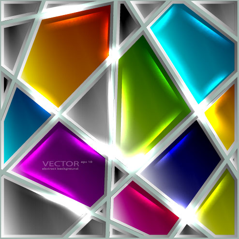 Glass texture Creative Design 01 - vector material