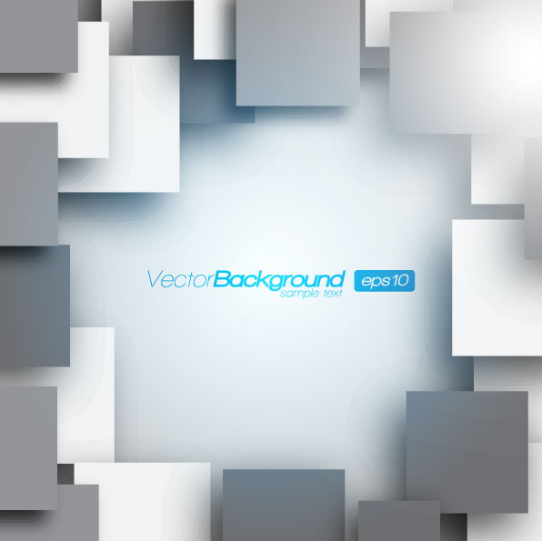 Trend stereo background 04 - vector material