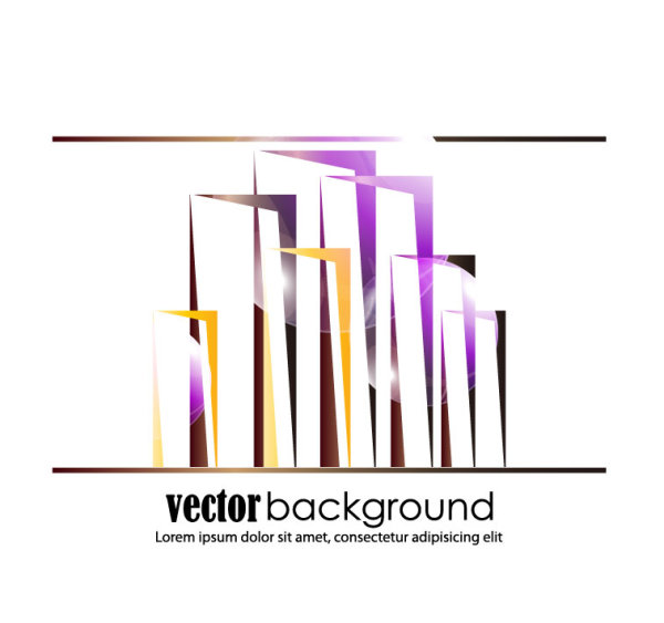 Abstract Commercial Building 03 - vector material