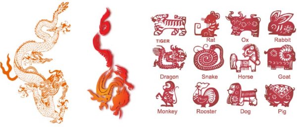 Dragon vector material 5