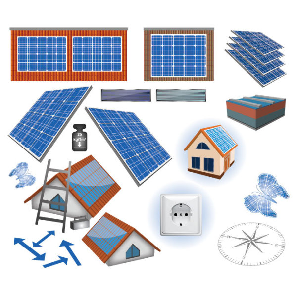 House decoration 01 - vector material