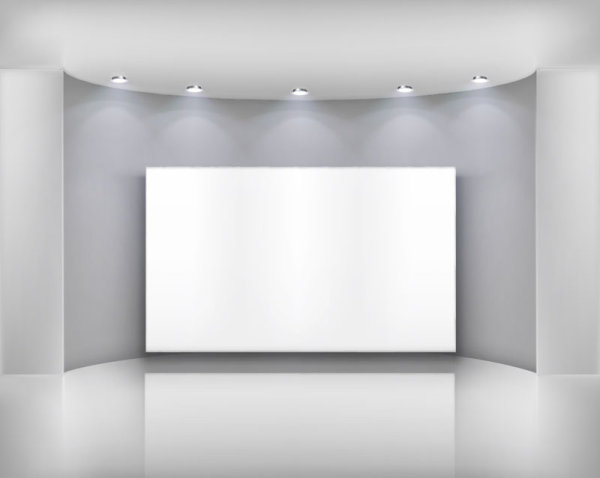 Interior wall decoration 04 - vector material